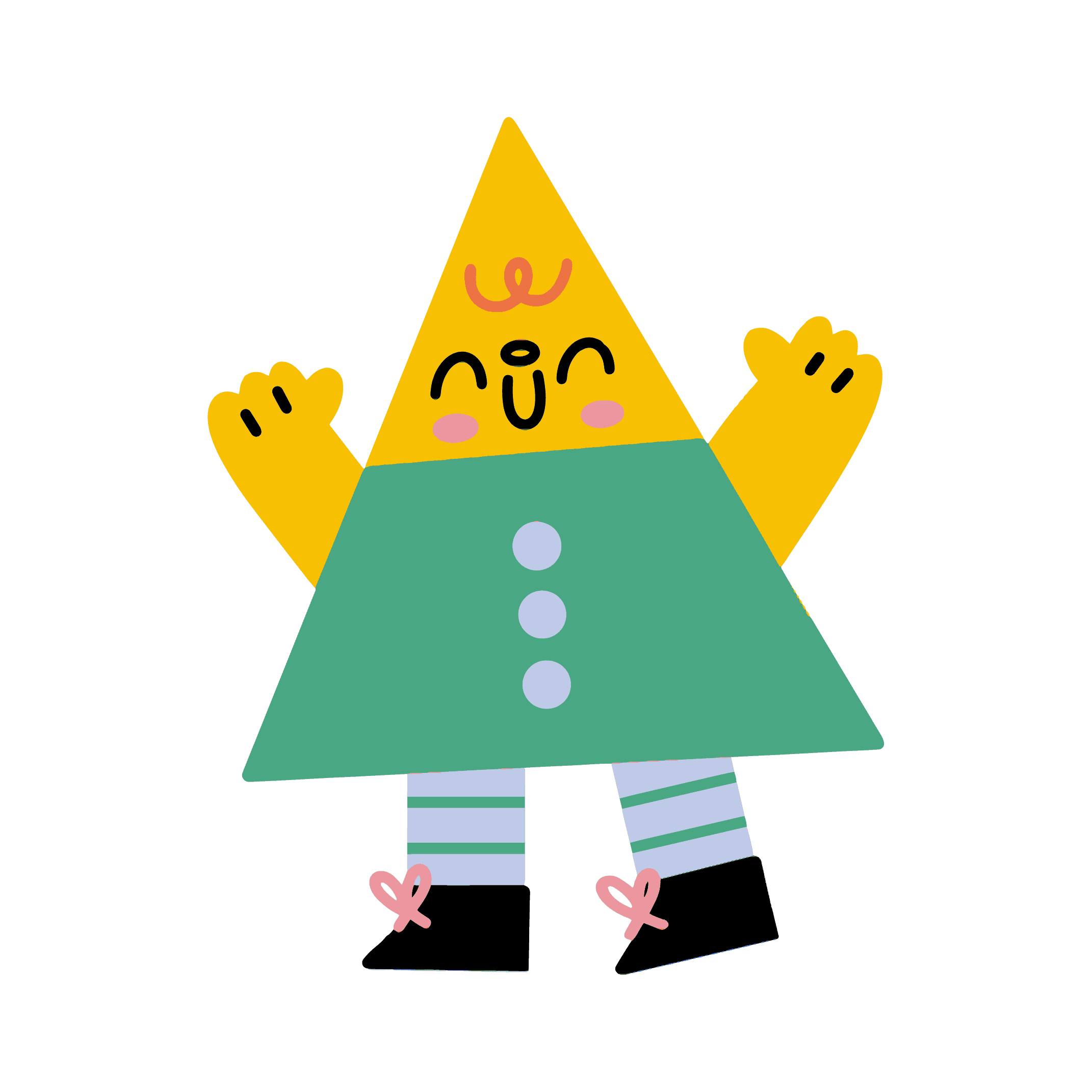 Self Confident Character Illustration